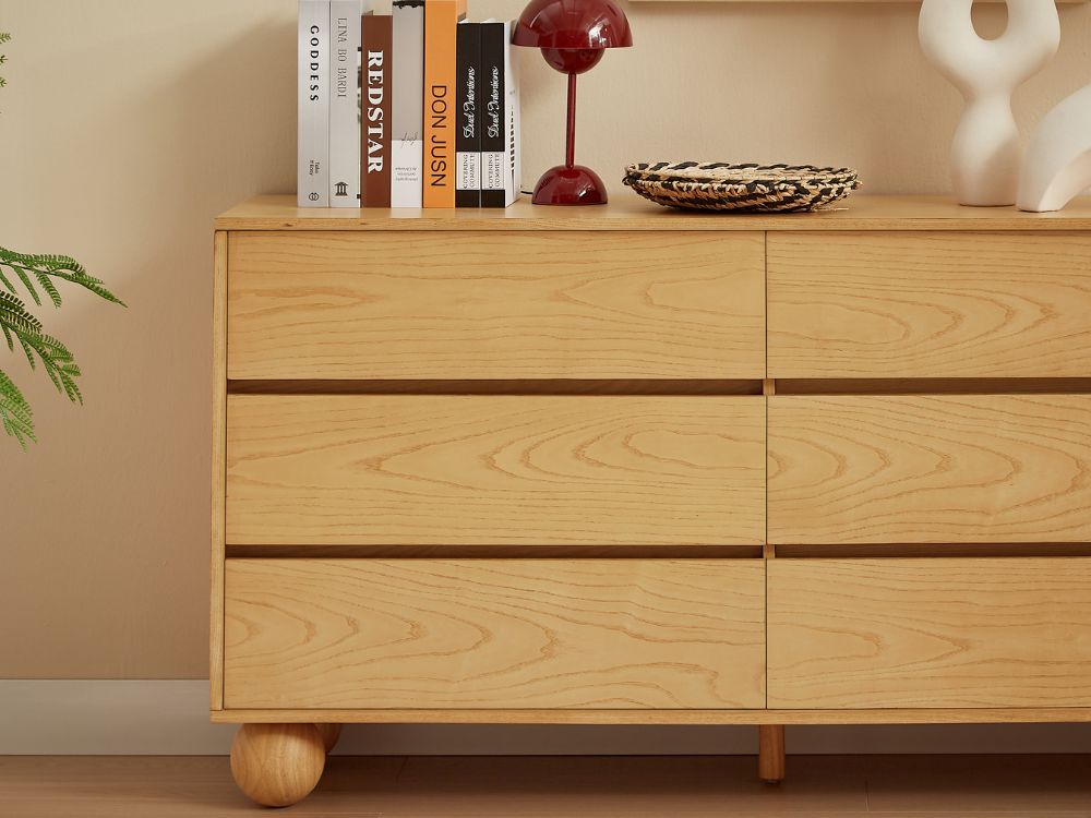 Ballico 6 Chest of Drawers - Light Oak