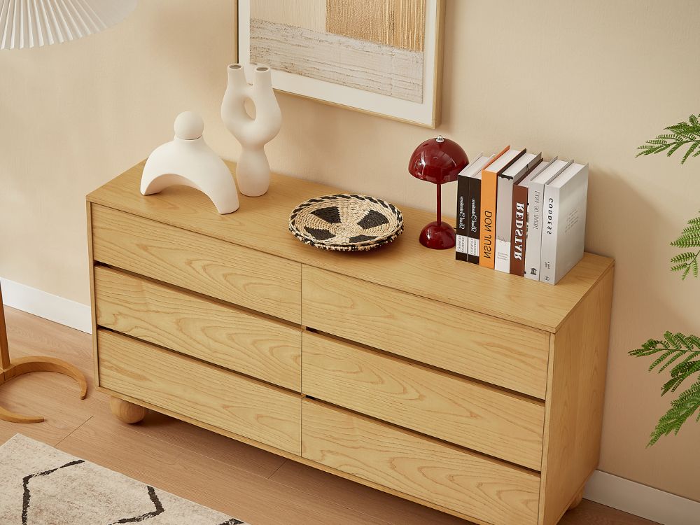 Ballico 6 Chest of Drawers - Light Oak