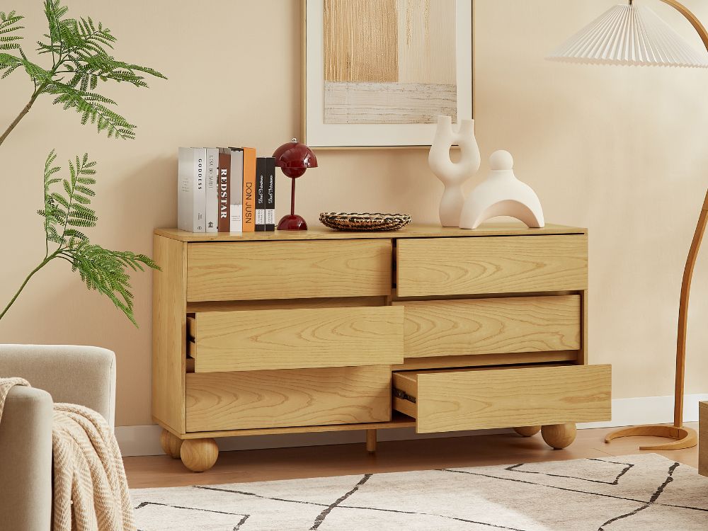 Ballico 6 Chest of Drawers - Light Oak