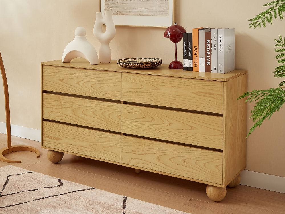 Ballico 6 Chest of Drawers - Light Oak