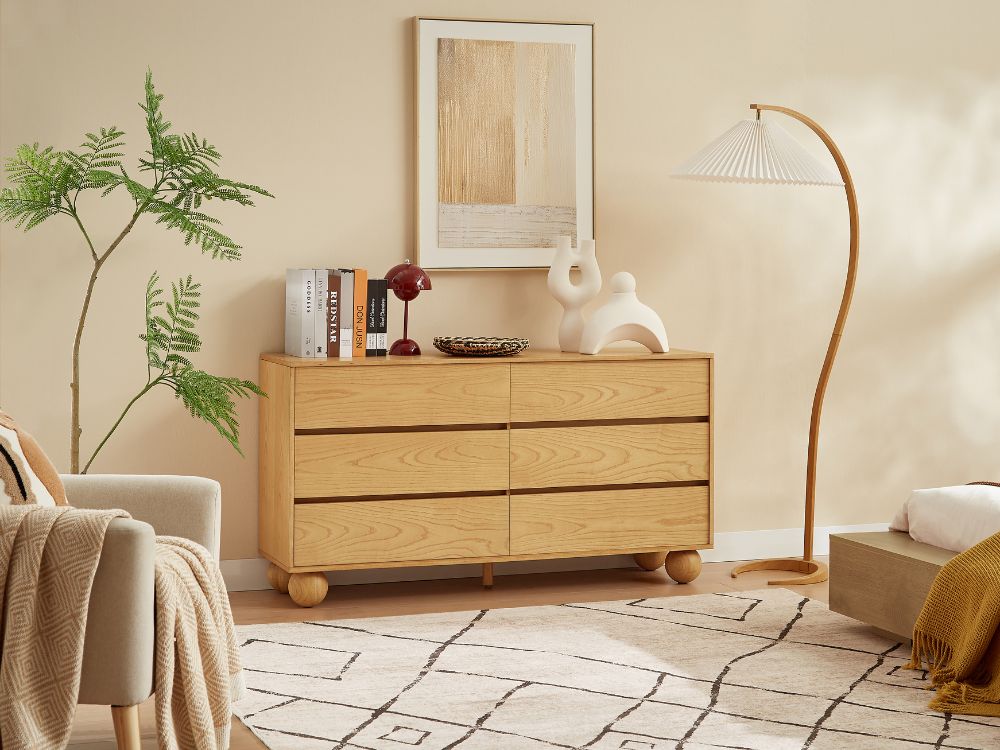 Ballico 6 Chest of Drawers - Oak