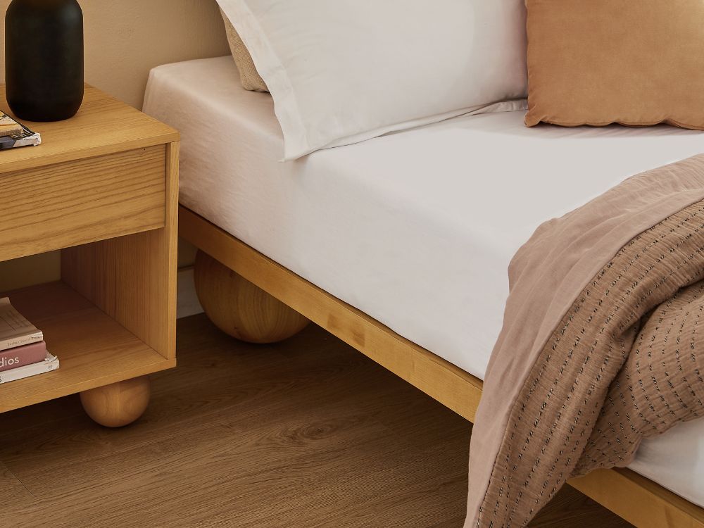 Ballico Bedside Table - Light Oak