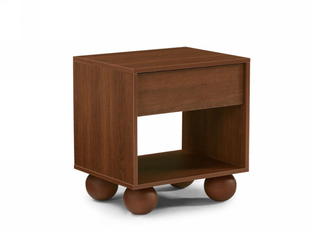 Ballico Bedside Table - Walnut