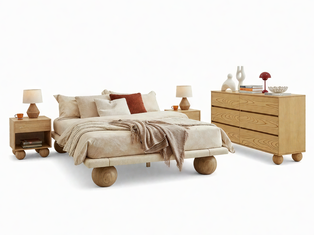 Ballico Light Oak Bedroom Collection 1