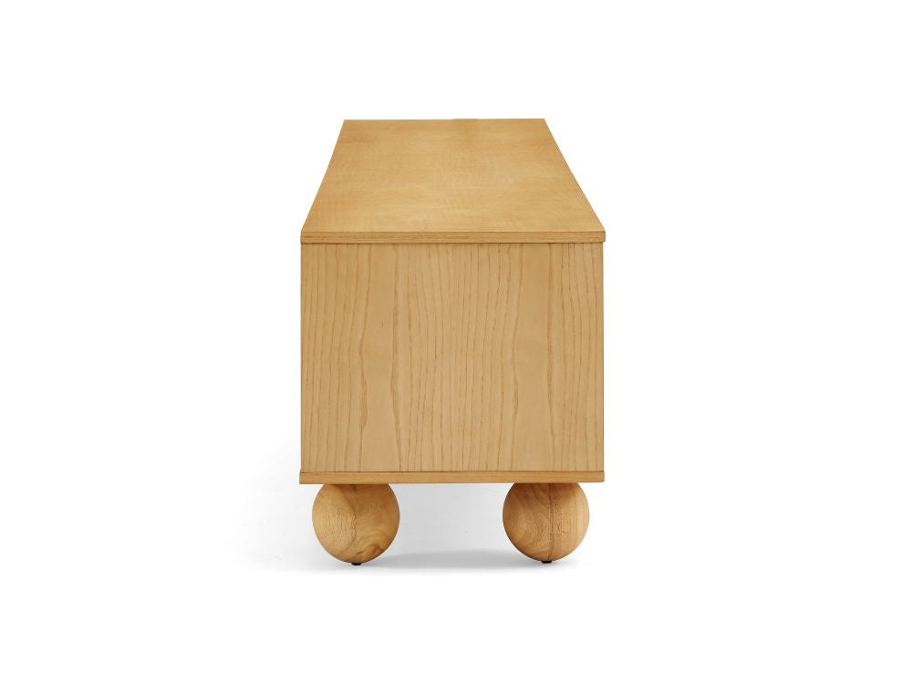 Ballico TV Unit - Light Oak