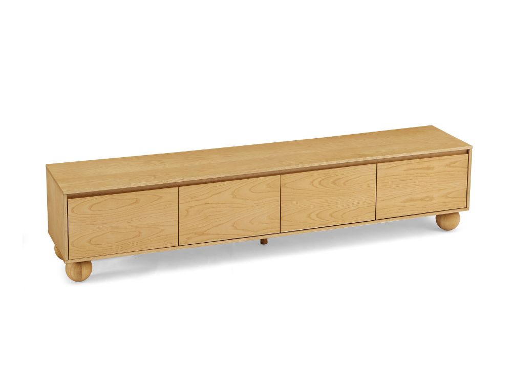 Ballico TV Unit - Light Oak