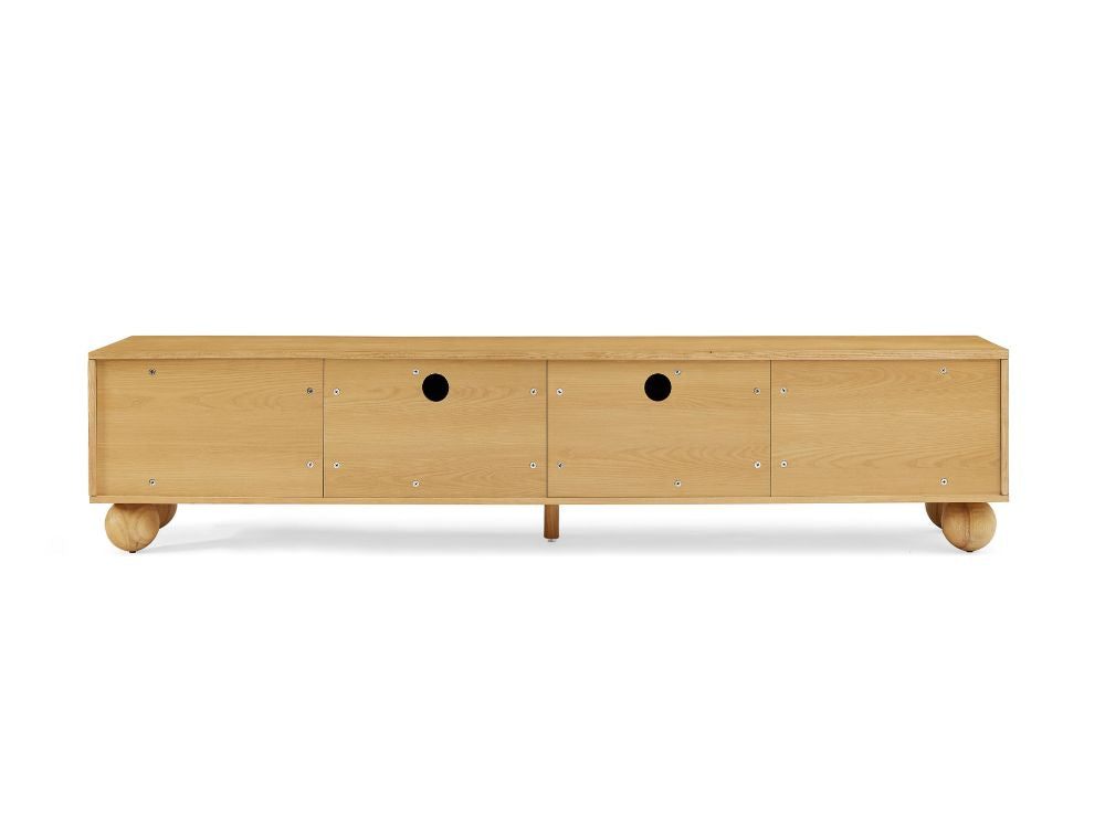 Ballico TV Unit - Light Oak