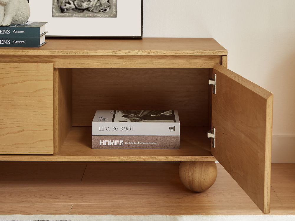 Ballico TV Unit - Light Oak