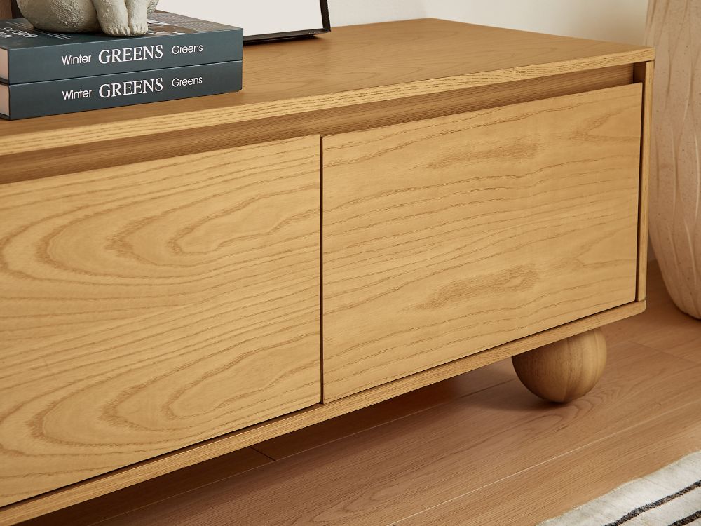 Ballico TV Unit - Light Oak