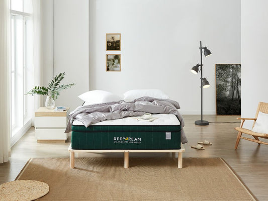 Cali Bed Base + Green Tea Mattress Sleep Combo