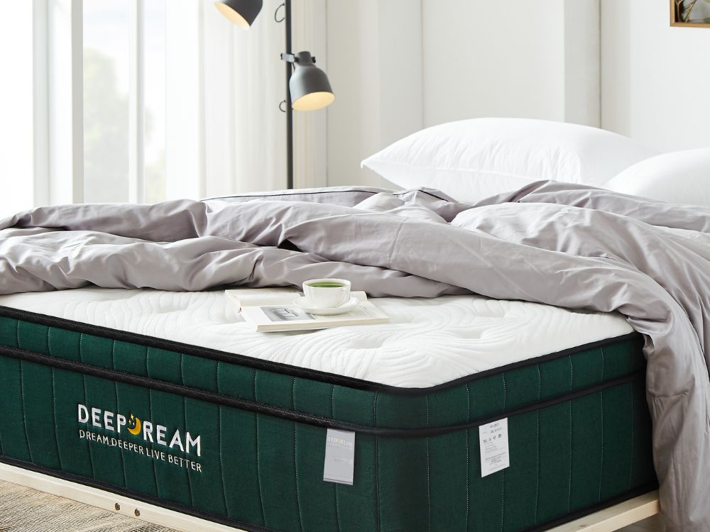 Cali Bed Base + Green Tea Mattress Sleep Combo