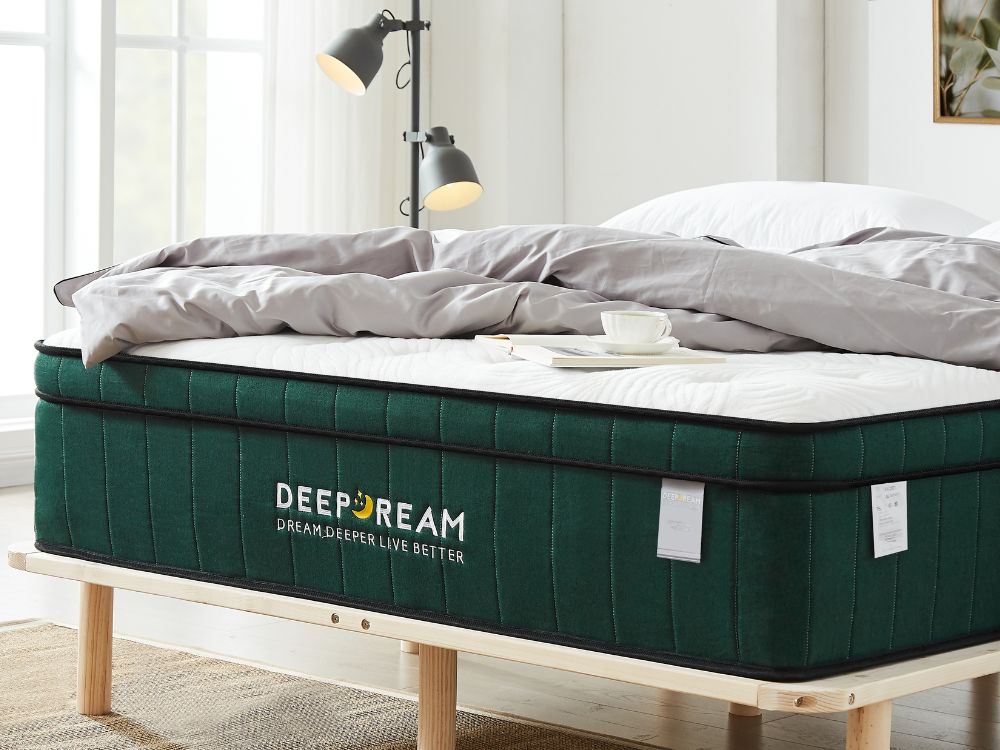 Cali Bed Base + Green Tea Mattress Sleep Combo