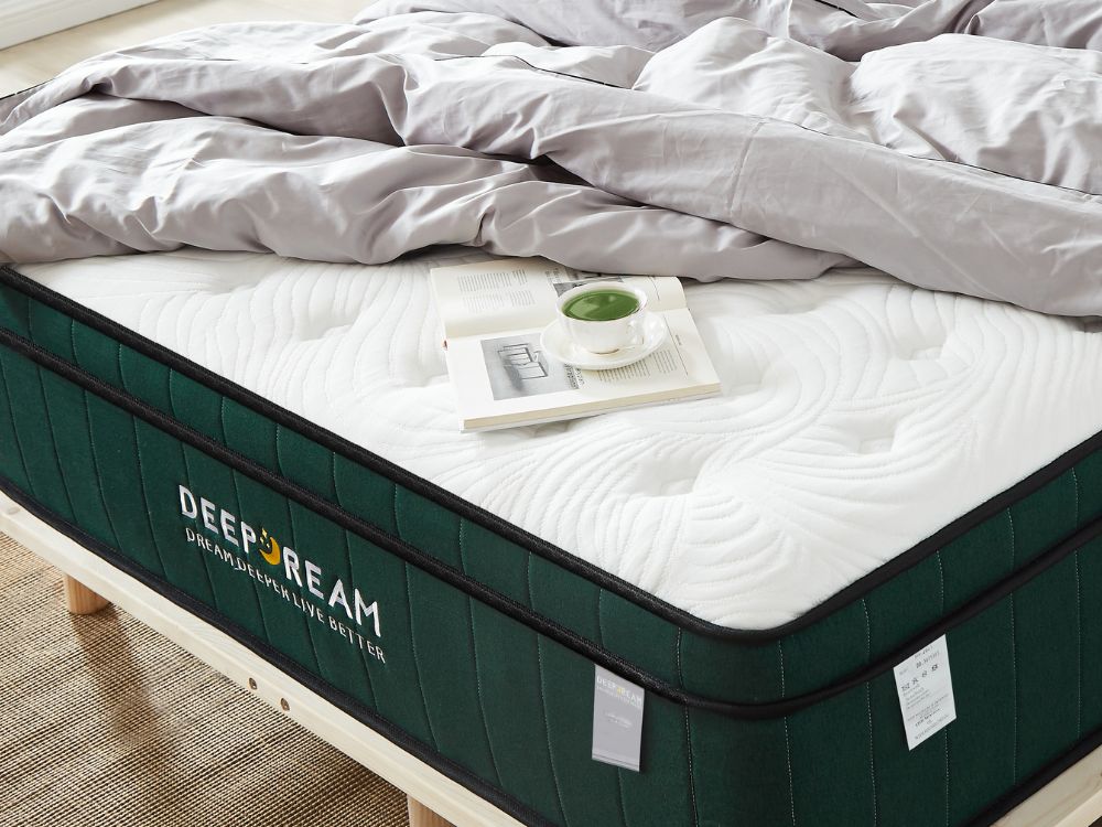 Cali Bed Base + Green Tea Mattress Sleep Combo