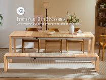 Lifely Caterpillar Extendable Dining Table
