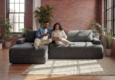 Chaise / 3-Seater Chaise 2.49m / Charcoal