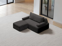 Cushie Modular 2-Seater Chaise (1.54m) - Charcoal