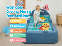 Little Lifely King Single Bed - Dusty Blue