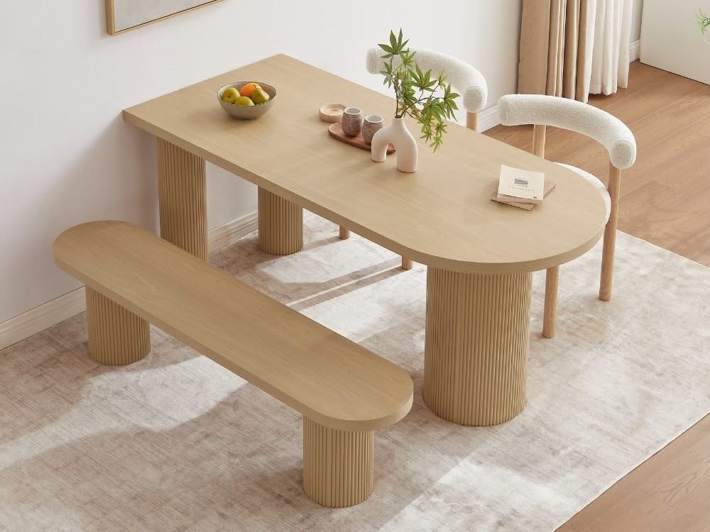 Emma Dining Bench & Noah Set