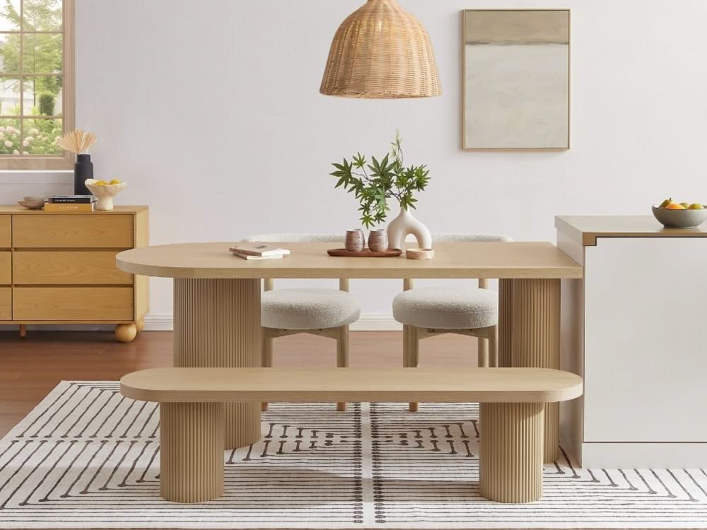 Emma Dining Bench & Noah Set