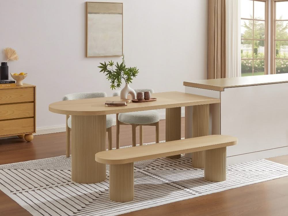 Emma Dining Bench & Noah Set