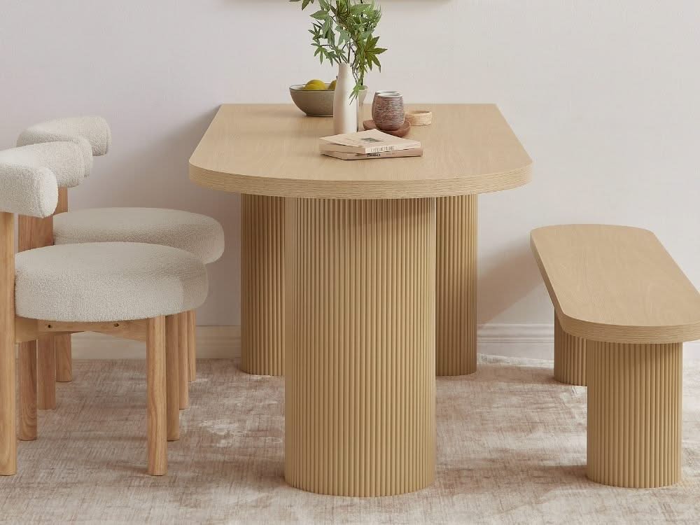 Emma Dining Bench & Noah Set
