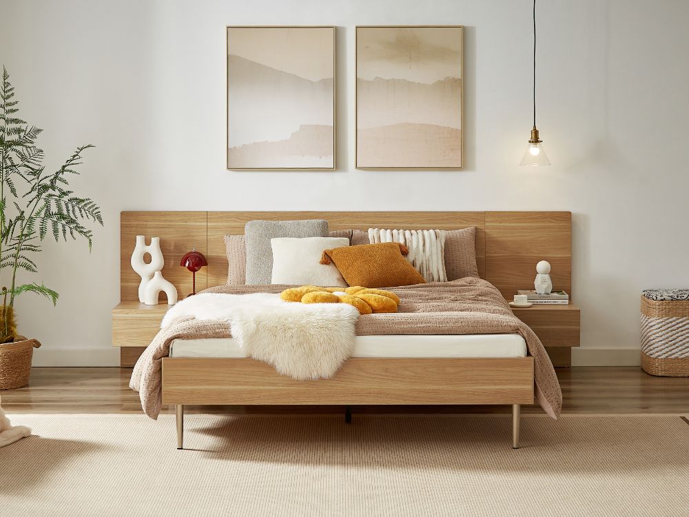 Eve Bed with 2 Bedside Tables Set