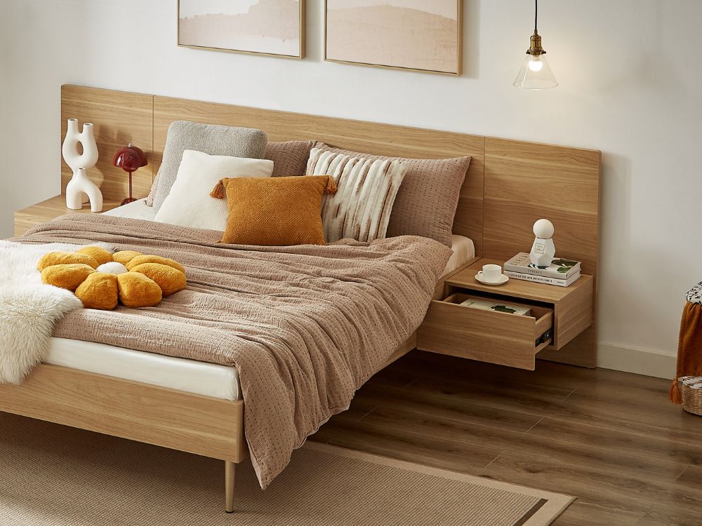 Eve Bed with 2 Bedside Tables Set