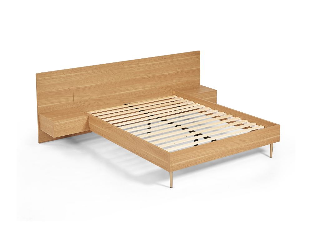 Eve Bed with 2 Bedside Tables Set