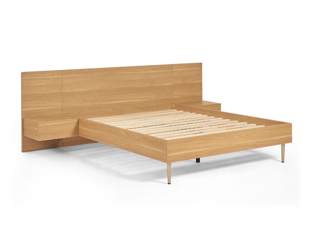 Eve Bed with 2 Bedside Tables Set