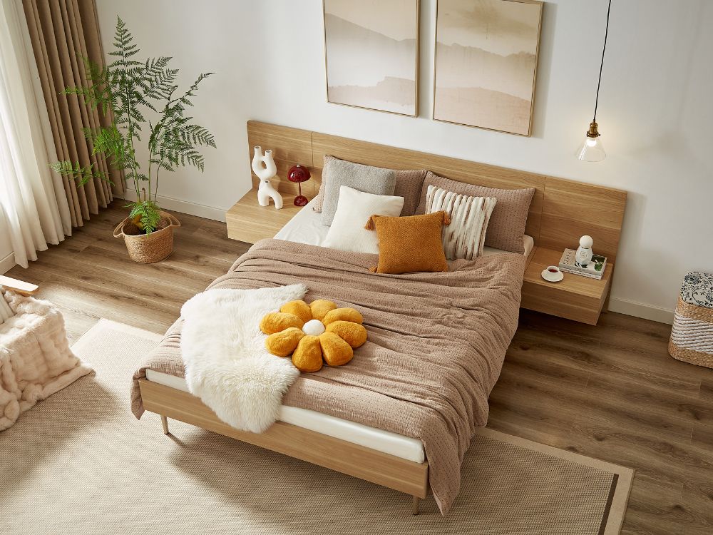 Eve Bed with 2 Bedside Tables Set