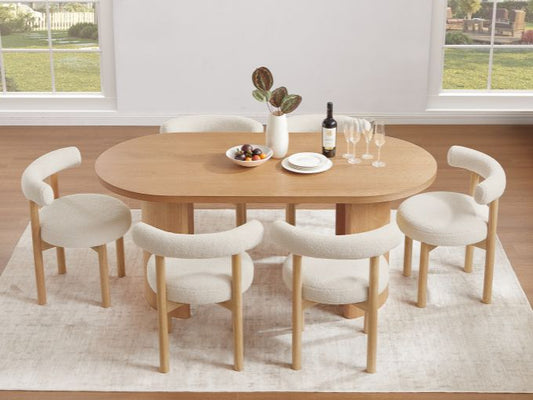 Hudson Dining Table + 3 sets of Noah Dining Chair