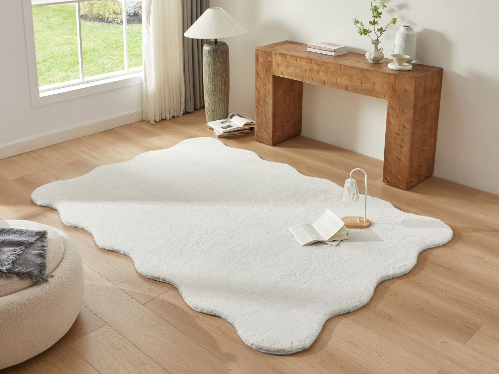 Jerome Wave-shaped Fluffy Rug