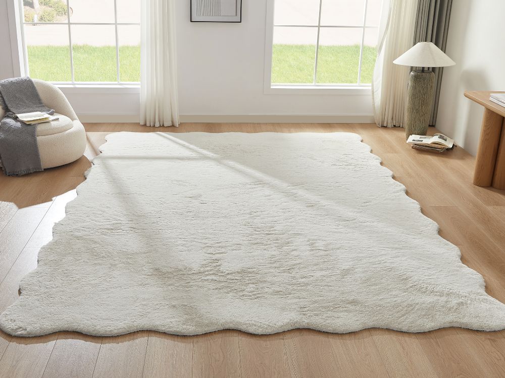 Jerome Wave-shaped Fluffy Rug