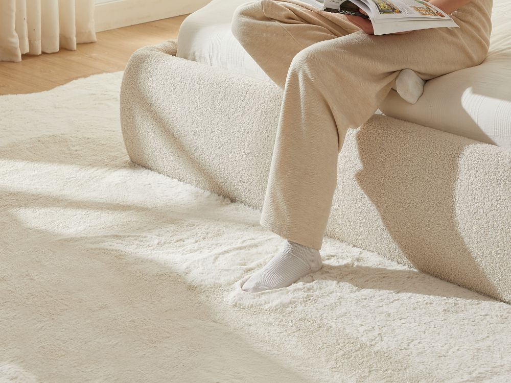 Jerome Wave-shaped Fluffy Rug