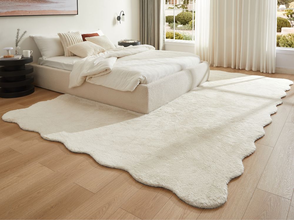 Jerome Wave-shaped Fluffy Rug