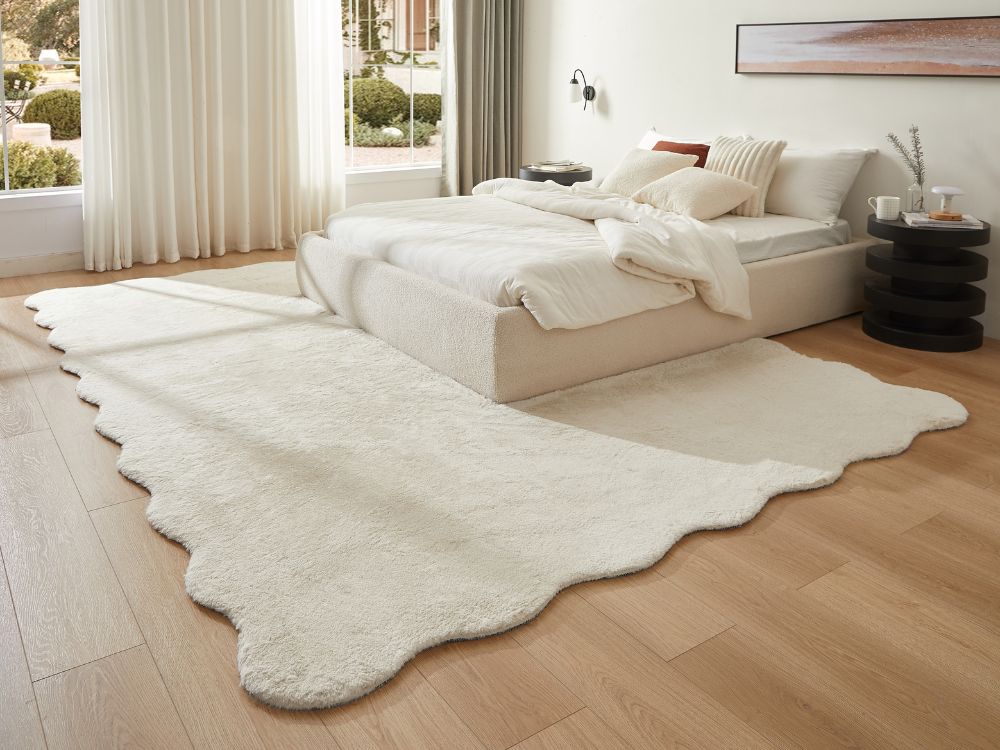 Jerome Wave-shaped Fluffy Rug