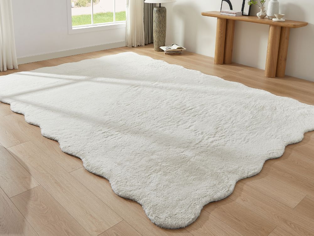 Jerome Wave-shaped Fluffy Rug