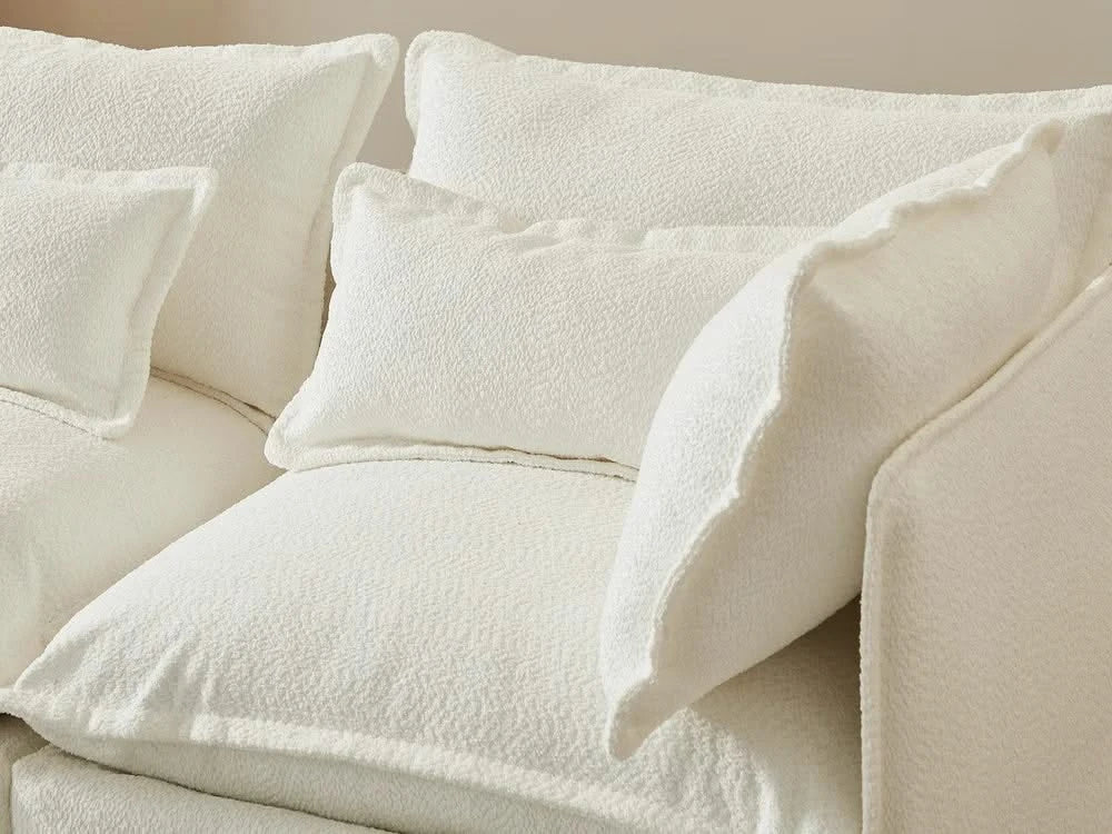 Lifely Modular 7 Seater Corner Sofa - White