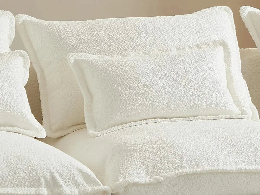 Lifely Modular 3 Seater Sofa - White Boucle