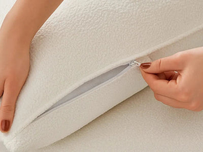 2 Seater Slipcover Only (Sofa not included) / Sofa / White Boucle