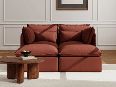 2 Seater / Bed / Rust