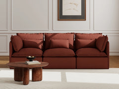 3 Seater / Sofa / Rust
