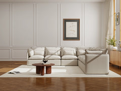 7 Seater / Corner / Linen Beige
