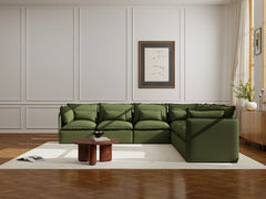 7 Seater / Corner / Olive Green