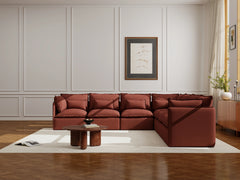 7 Seater / Corner / Rust