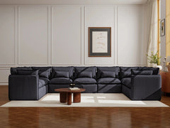 9 Seater / U-Sectional / Charcoal