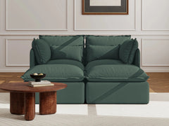 2 Seater / Bed / Dark Green