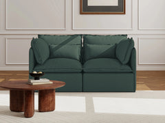 2 Seater / Sofa / Dark Green
