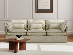 3 Seater / Sofa / Cream Piping