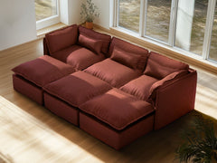 3 Seater / Bed / Rust